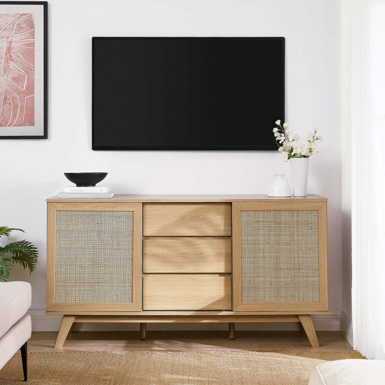  Modway Soma 3-Drawer Dresser in Walnut, 31 x 18.5 x 30