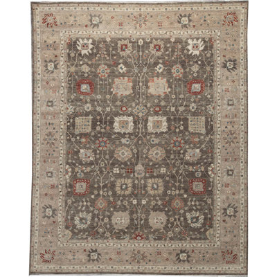 Brookhaven One-of-a-Kind 12' X 14'10" Wool Area Rug in Gray