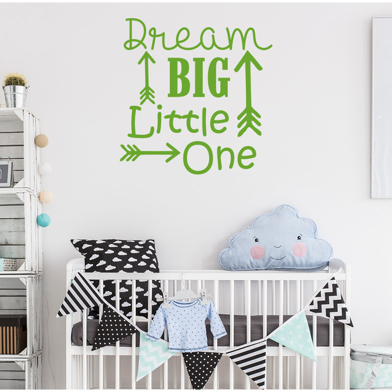 Décalcomanie murale big little rêve Baumeister, Vert citronnier