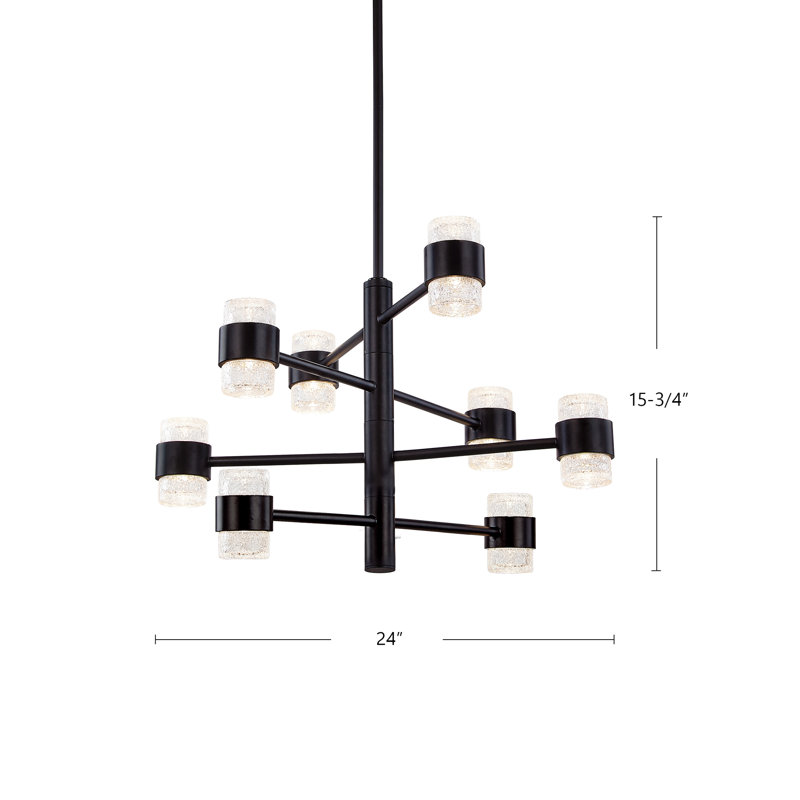 8 - Light LED Chandelier