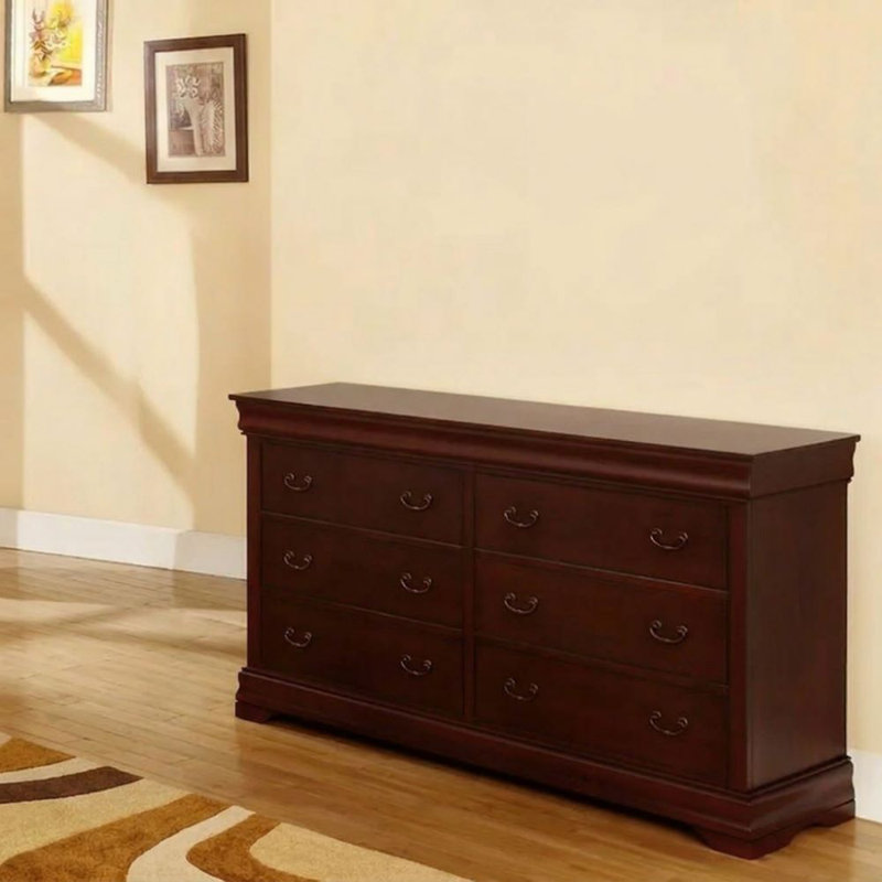 6 tiroirs Larimar Commode cerise