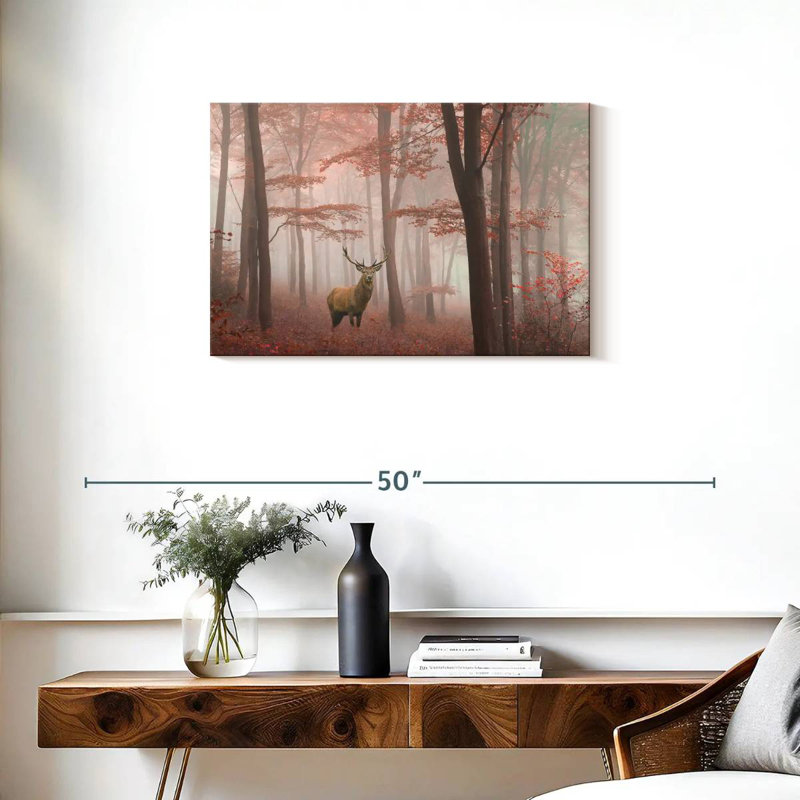 Brampt Elusive Red Deer, 20" H x 30" W