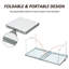 Table de camping pliante en aluminium