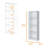 Sutton Slim Bookcase with Modern 5-Shelf Design-1904028580-1888429276