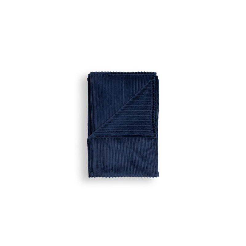 Liscomb Throw Blanket, Navy