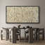 «Geometric Line Black Lines Maze Minimalist Simple», reproduction sur toile encadrée-98042176-111665156