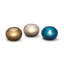 Set Of 3 Handcrafted Glass Votives