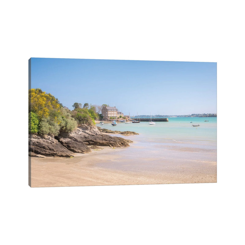 Saint Jacut De La Mer, Chatelet Harbor by Philippe Manguin - Wrapped Canvas Gallery-Wrapped Canvas Giclée, Wrapped Canvas