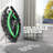 3.3' Foldable Round Fitness Trampoline with Handlebar-71006150