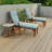 74" x 22" Medlo Island Outdoor Chaise Lounge Cushion with Ties and Hanger Loop