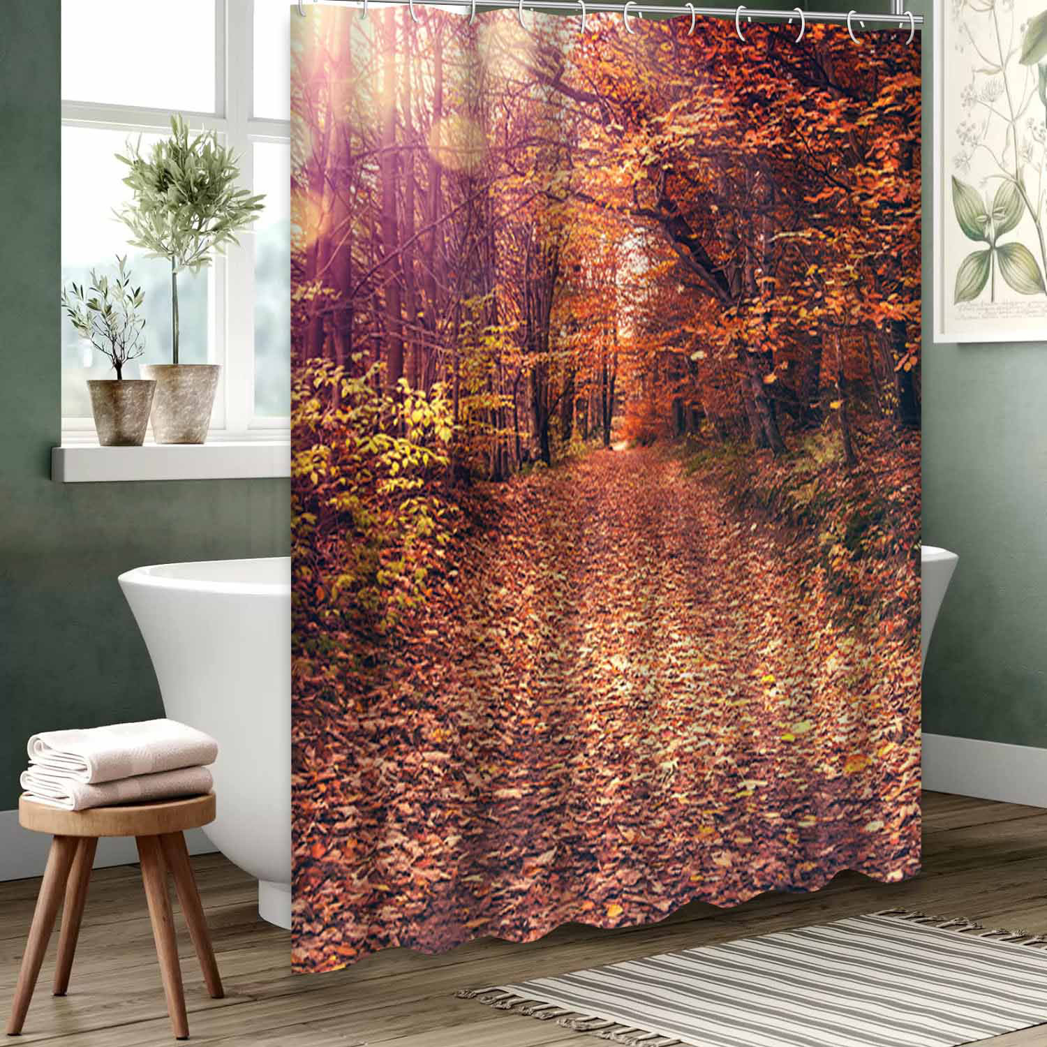 Autumn Forest Shower Curtain NCU0DQQ0203
