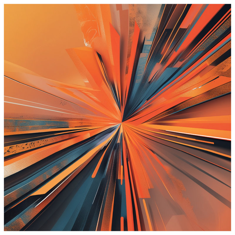 Tapis de bain Dynamic Orange Burst, 34in W x 21in L