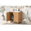 Ensemble de meuble-lavabo 30 po avec lavabo, armoire combinée, armoire de rangement pour salle de bain, structure en bois massif-106459454