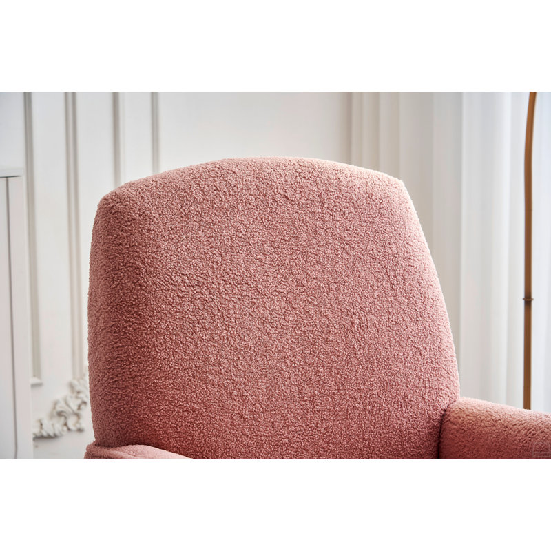 Chaise berçante Teddy, Rose