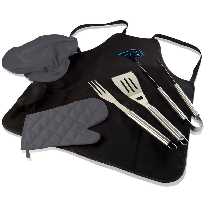 Solid Color Canvas Apron Sets, Carolina Panthers
