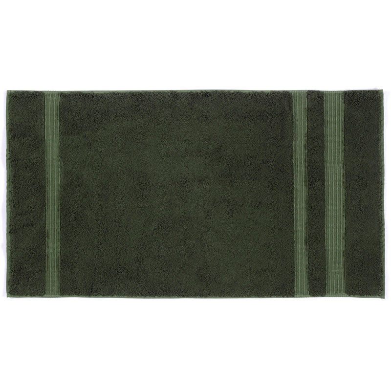 Plush Bath Towel, Dark Green