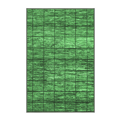 Washable Plaid Indoor Rug