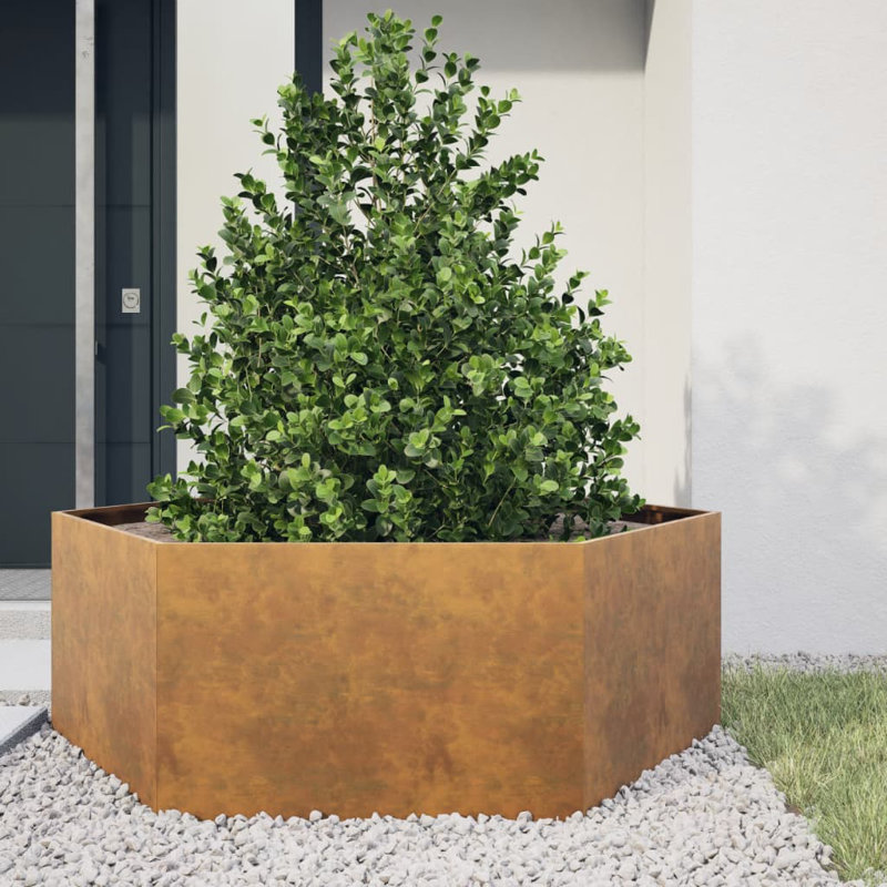 Planter Box, 45cm H x 138cm W x 120cm D, Black