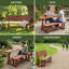  Table de pique-nique convertible 2-en-1