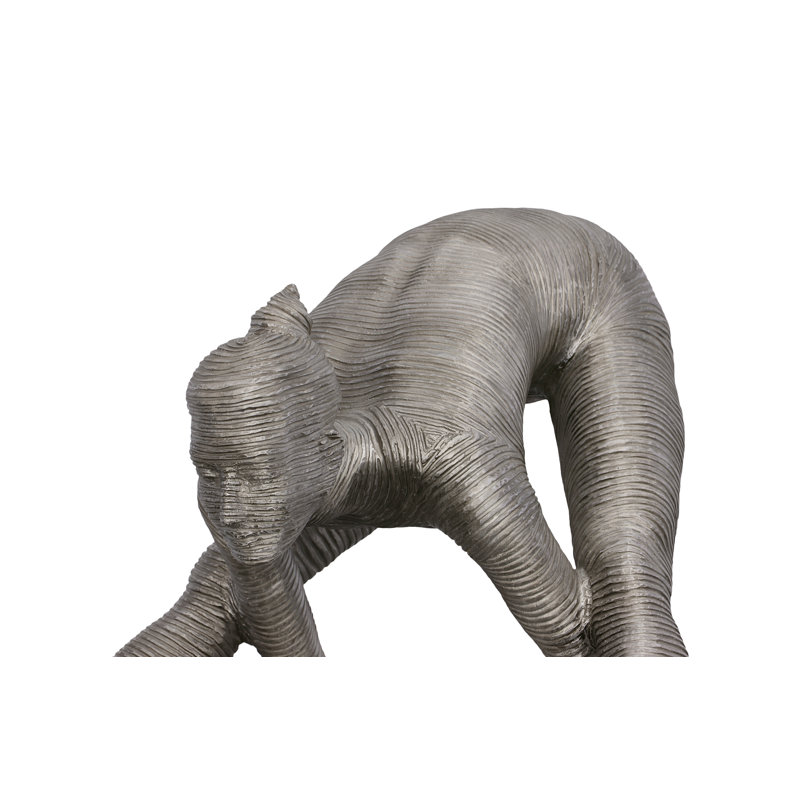 Balancing Body Statue, Aluminum
