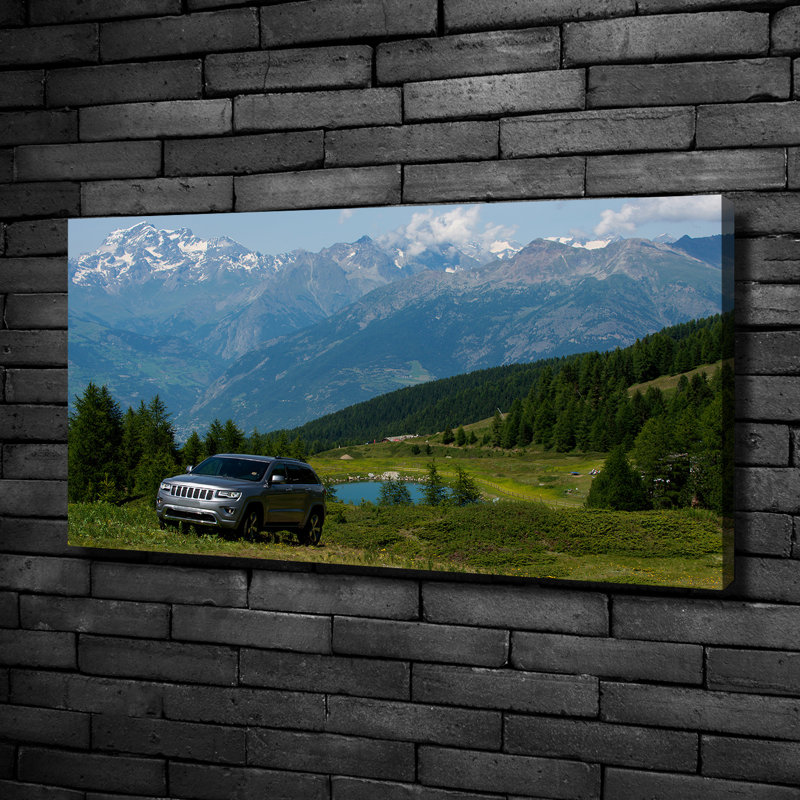 Off-Road Car - No Frame Print on Canvas