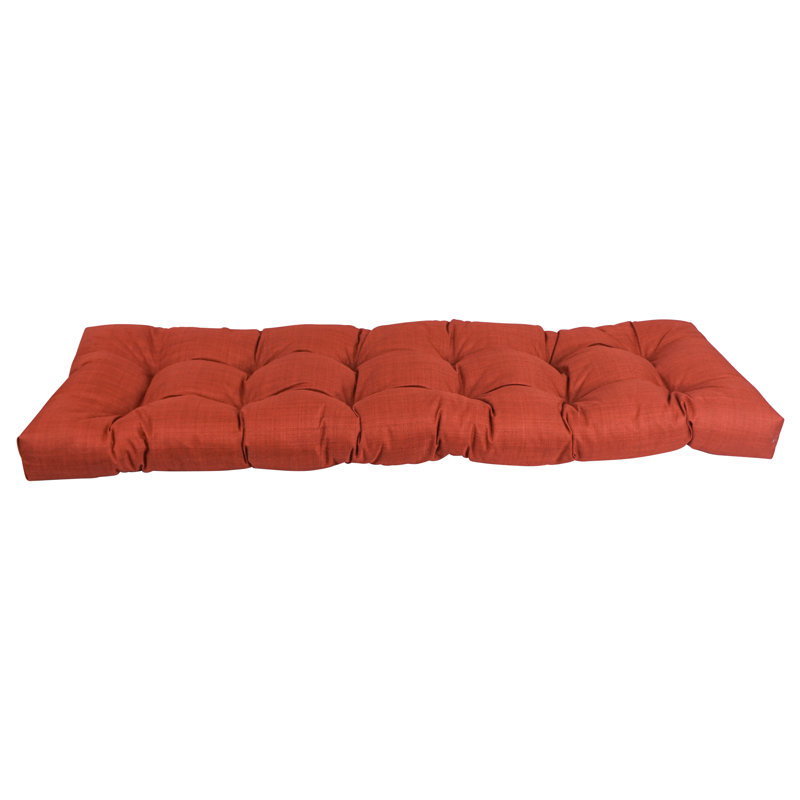 Outdoor 5'' Bench Seat Cushion, 51" W x 19" D, Cinnamon
