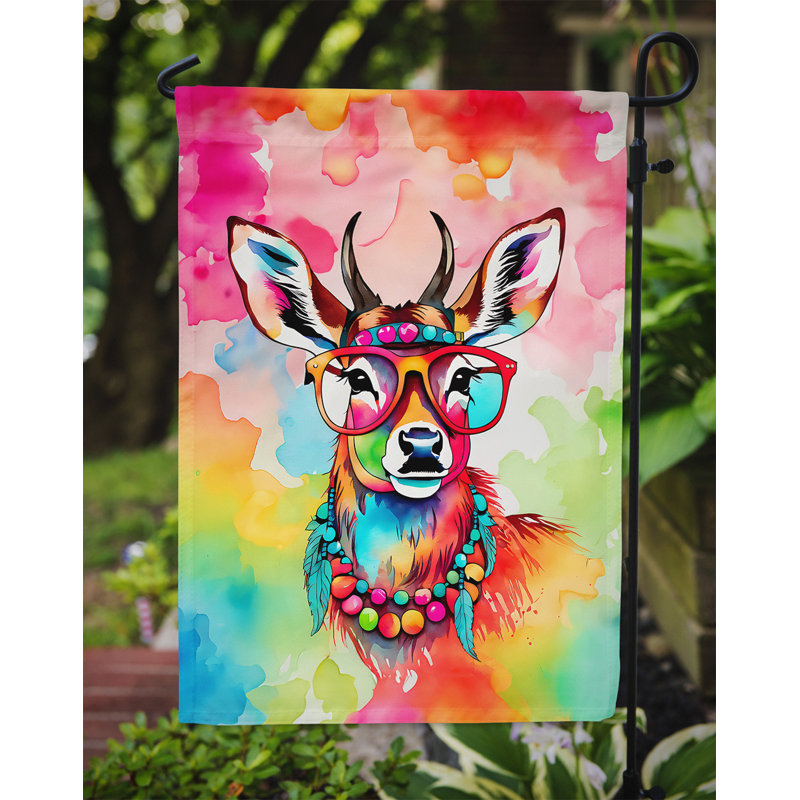 Drapeau de jardin hippie