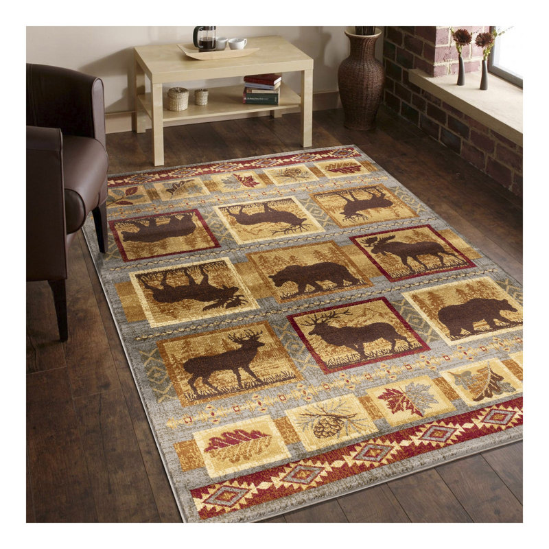 Tapis 7 pi 10 po x 10 pi 3 po Lodge