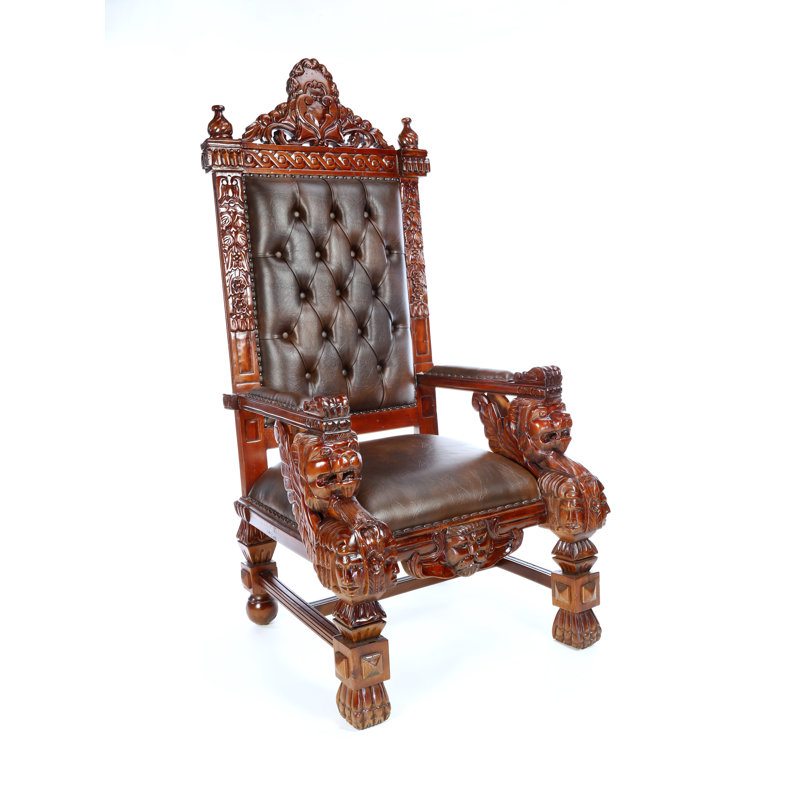 Fahy Tufted Armchair, Brown