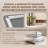 UL Certified Modern Backlit LED Rounded Rectangle Bathroom Mirror,Tempered Glass Anti-Fog 3 Color Dimmable with Memory Function-864143969