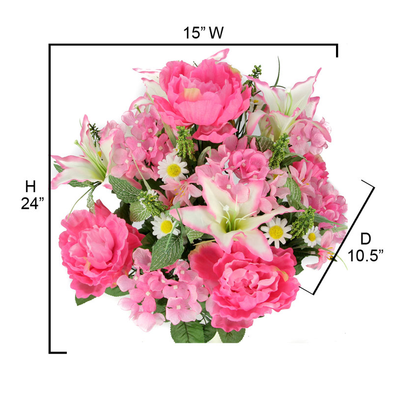 24 arbustes mixtes, Rose