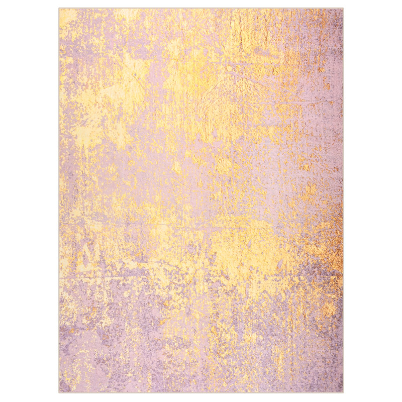 Fillender Modern Area Rugs Non-Slip Washable Abstract Soft For Living Room, Rectangle 6' x 9'