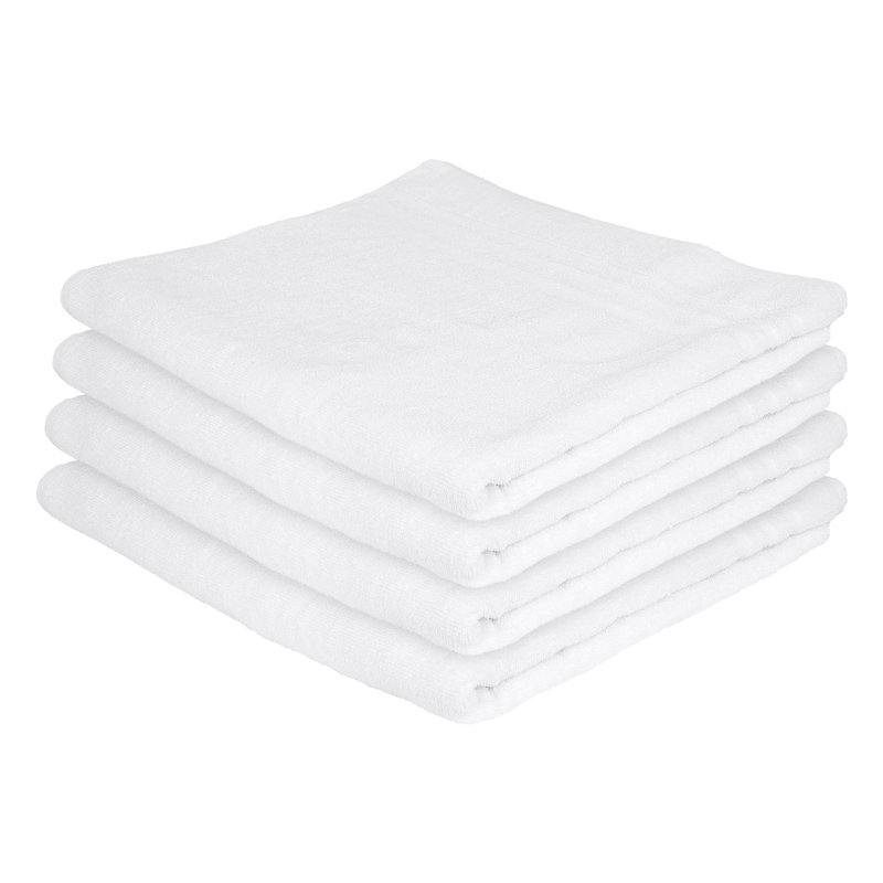 Cotton Bath Towels, White
