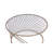 Vibeke Round Coffee Table with Glass Top