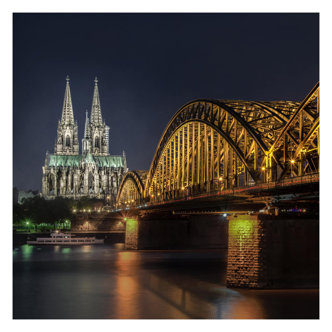 Cologne Cathedral 2.88m x 2.88m Textured Matte Peel & Stick Wall Mural