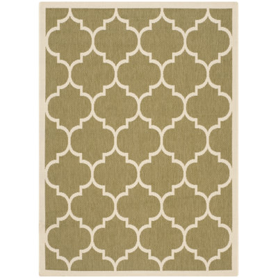 Kerns Geometric Hand Woven Indoor / Outdoor Area Rug