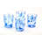 Aegean Swirl Acrylic Assorted Glassware Set