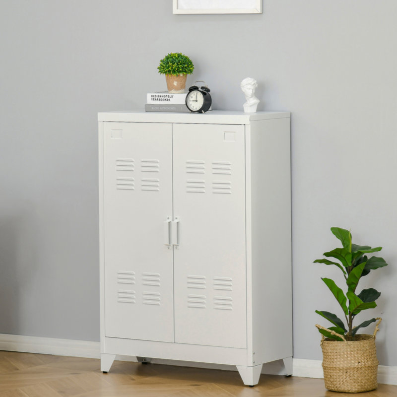 Storage Cabinet Steel Garage Cabinet with Adjustable Shelves