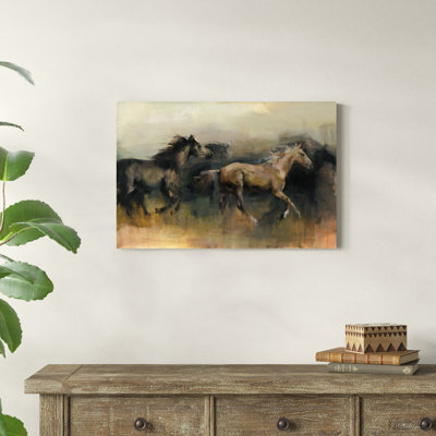 «Roamo The West» par Marilyn Hageman, reproduction d'art mixte résistant aux rayons UV