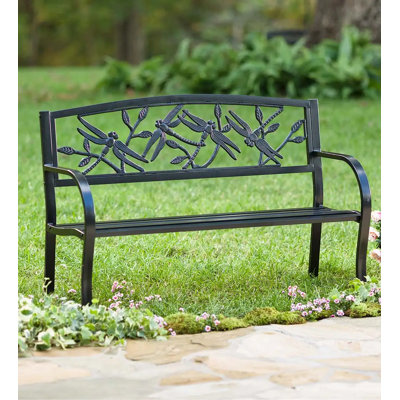 Alecea Steel Garden Bench