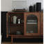 Buffet simple en bois massif