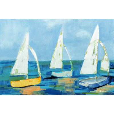 «Sail Away» par Pamela Munger, peinture sur toile tendue