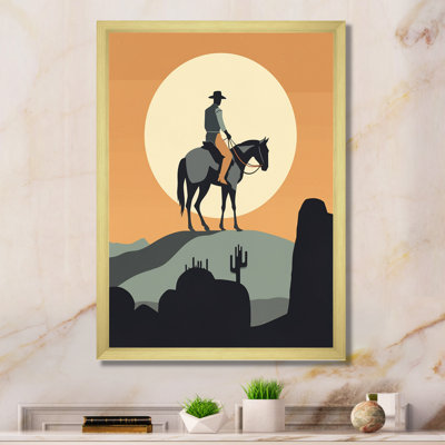 Minimalistic Cowboy II " Minimalistic Cowboy II " Print