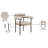 Blake Vedehi Vegan Leather Dining Chair-986830363