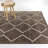 Marteka Brown Transitional Trellis Area Rug-608211372
