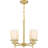 Ted 4 - Light Steel Dimmable Chandelier