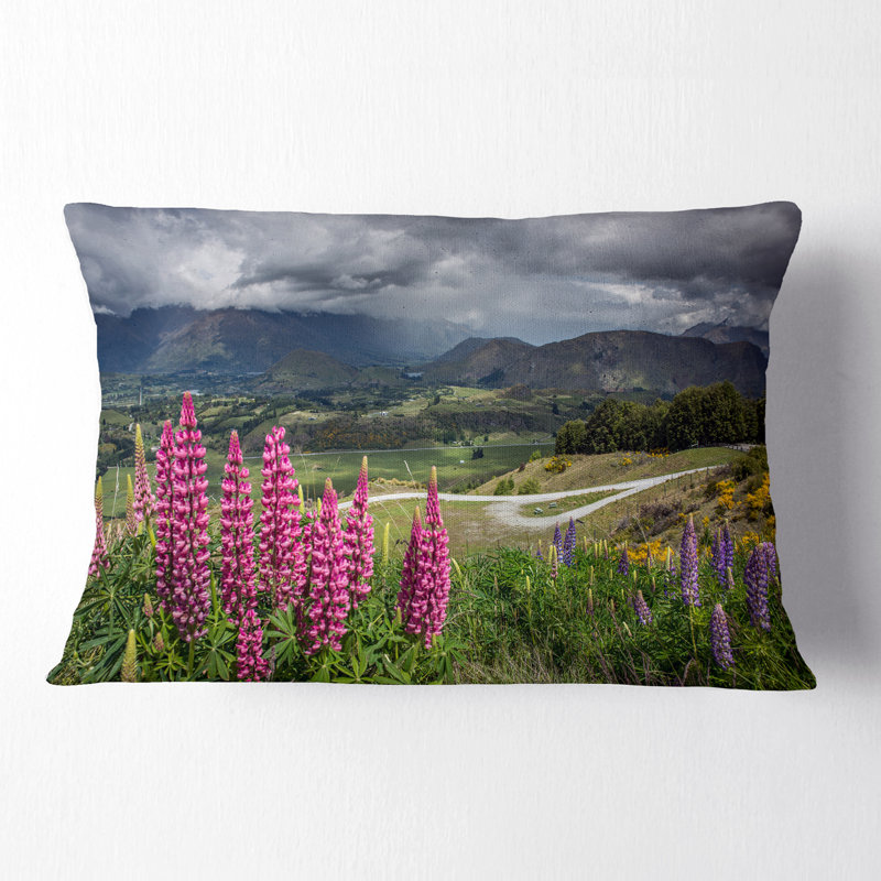 Landscape Reversible Throw Pillow