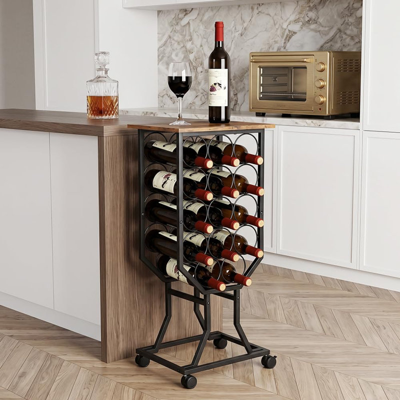 Wine Bottle Rack Brown