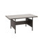 Ensemble de 7 chaises modulaires d'extérieur avec coussins gris et patio facile à assembler