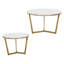 Ensemble de tables basses 2 pièces Modern Modern
